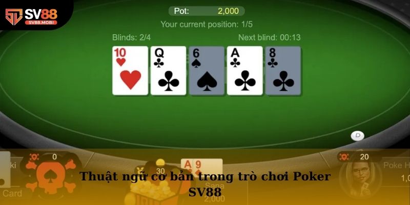 Thuật ngữ cơ bản trong trò chơi Poker SV88