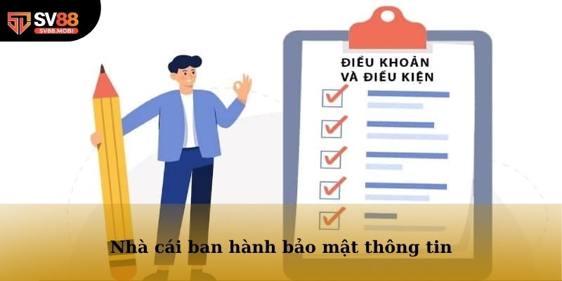 Chính sách nhà cái ban hành liên quan đến bảo mật thông tin